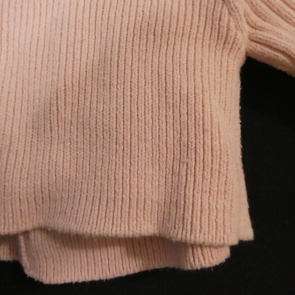 Y2K - OLD NAVY | 3-6 months | Adorable Baby Pink Knit Cardigan | Rolled Cuffs - Picture 12 of 12